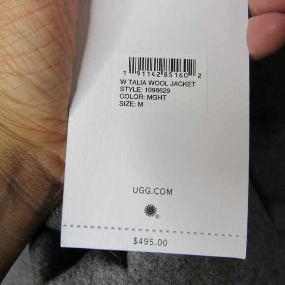 U Talia Women’s Wool Jacket Gray Heather Size Med - Picture 3 of 6